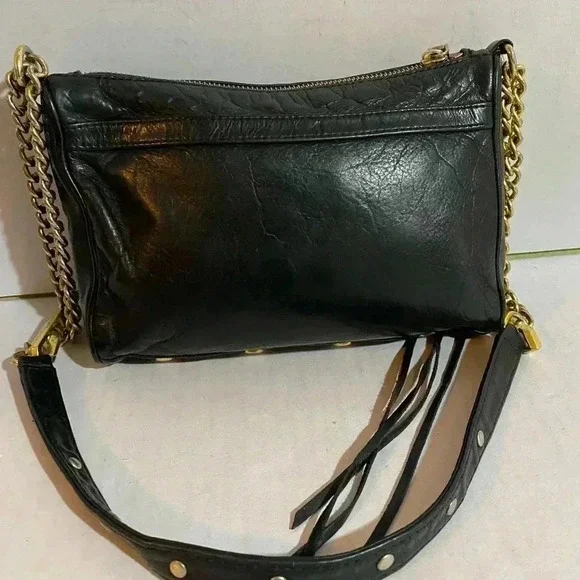 Rebecca Minkoff black leather satchel handbag - Picture 3 of 12